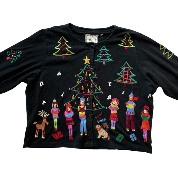 Micheal Simon Christmas cardigan/sweater - Picture 2 of 10